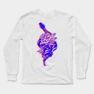 3D snek Long Sleeve T-Shirt